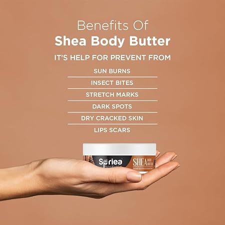 Spriea Herbals Natural Shea Body Butter Cream Benefits 