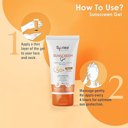 How To Use Spriea Herbals Sunscreen SPF 50 
