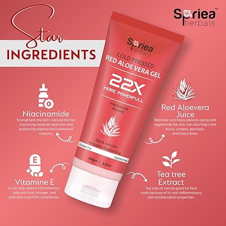 Red Aloe Vera Gel Ingredients 